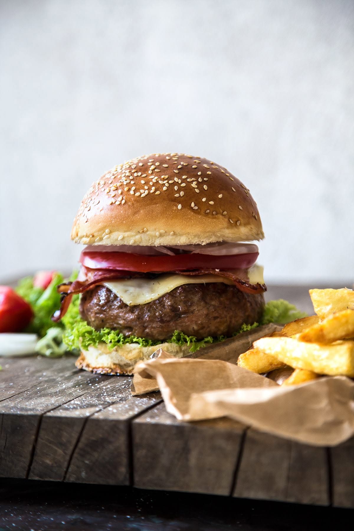 Food photography — burger